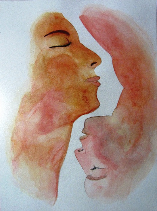 Couple -
                          aquarelle personnelle