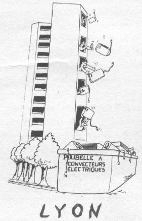 la fin du chauffage électrique à Lyon (magazine SILENCE, mai 2003)