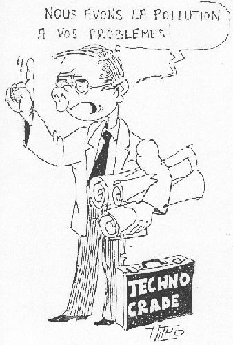 le technoCRADE: nous avons la pollution a vos problemes